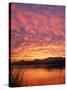 Sandpoint, Id, Sunset on Lake-Mark Gibson-Stretched Canvas