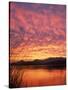 Sandpoint, Id, Sunset on Lake-Mark Gibson-Stretched Canvas