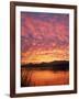 Sandpoint, Id, Sunset on Lake-Mark Gibson-Framed Photographic Print