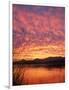 Sandpoint, Id, Sunset on Lake-Mark Gibson-Framed Photographic Print