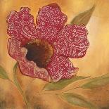 Filigree Poppy 2-Sandra Smith-Art Print
