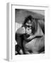 Sandra the Orangutan with Cheek Resting on Hand and Thoughtful Expression, at the Bronx Zoo-Nina Leen-Framed Photographic Print