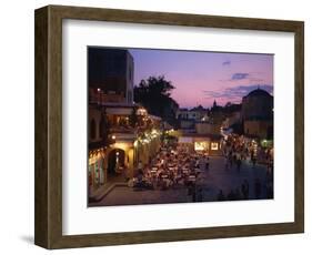 Sandriavani Square in Rhodes Old Town, Rhodes, Dodecanese, Greek Islands, Greece-Teegan Tom-Framed Premium Photographic Print