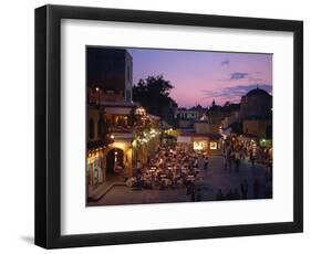 Sandriavani Square in Rhodes Old Town, Rhodes, Dodecanese, Greek Islands, Greece-Teegan Tom-Framed Premium Photographic Print