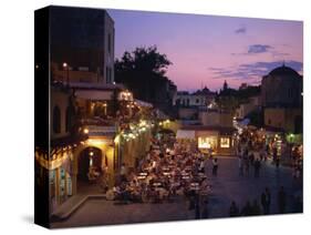 Sandriavani Square in Rhodes Old Town, Rhodes, Dodecanese, Greek Islands, Greece-Teegan Tom-Stretched Canvas