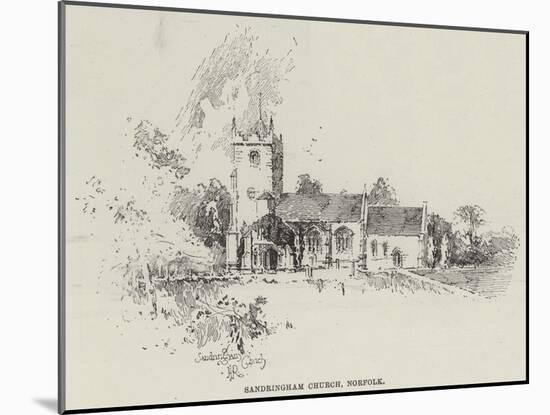 Sandringham Church, Norfolk-Herbert Railton-Mounted Giclee Print