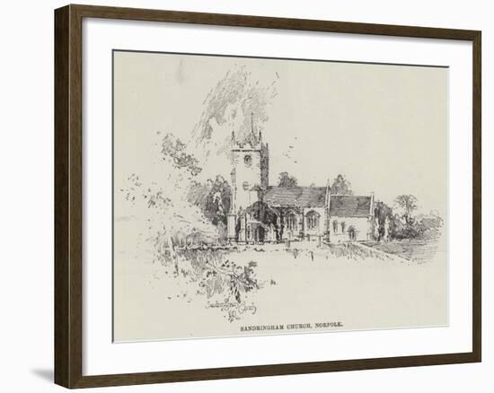 Sandringham Church, Norfolk-Herbert Railton-Framed Giclee Print
