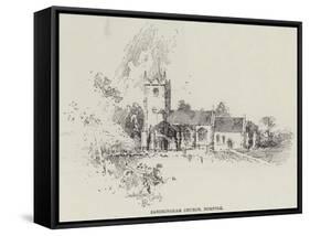 Sandringham Church, Norfolk-Herbert Railton-Framed Stretched Canvas