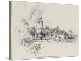 Sandringham Church, Norfolk-Herbert Railton-Stretched Canvas