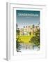 Sandringham - Dave Thompson Contemporary Travel Print-Dave Thompson-Framed Giclee Print