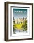 Sandringham - Dave Thompson Contemporary Travel Print-Dave Thompson-Framed Giclee Print