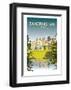 Sandringham - Dave Thompson Contemporary Travel Print-Dave Thompson-Framed Giclee Print