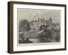 Sandringham Hall, Norfolk, the Seat of the Prince of Wales-null-Framed Giclee Print