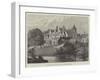 Sandringham Hall, Norfolk, the Seat of the Prince of Wales-null-Framed Giclee Print