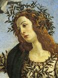 Figure of Minerva, Detail from Pallas Taming Centaur, Circa 1482-Sandro Botticelli-Giclee Print