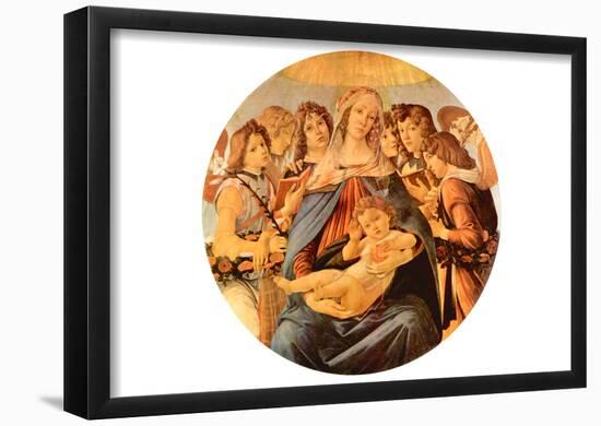 Sandro Botticelli Madonna della Melagrana Art Print Poster-null-Framed Poster