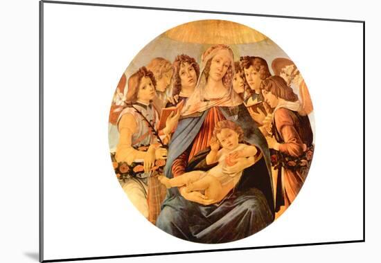 Sandro Botticelli Madonna della Melagrana Art Print Poster-null-Mounted Poster