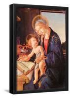 Sandro Botticelli Madonna Teaches the Child Jesus Art Print Poster-null-Framed Poster