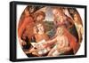 Sandro Botticelli Maria with Christ Child and Five Angels Art Print Poster-null-Framed Poster