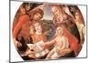 Sandro Botticelli Maria with Christ Child and Five Angels Art Print Poster-null-Mounted Poster