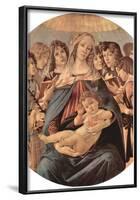 Sandro Botticelli Maria with Christ Child and Six Angels Art Print Poster-null-Framed Poster