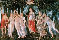 Venus and the Three Graces Offering Gifts to a Young Girl, Detail of One of the Graces-Sandro Botticelli-Giclee Print
