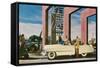 Sands Hotel, Las Vegas, Nevada-null-Framed Stretched Canvas