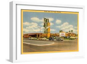 Sands Hotel, Las Vegas, Nevada-null-Framed Art Print