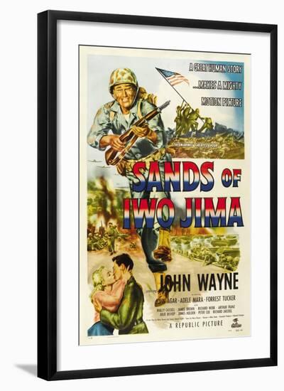 Sands of Iwo Jima, 1949-null-Framed Giclee Print