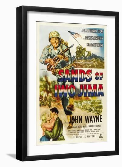 Sands of Iwo Jima, 1949-null-Framed Giclee Print