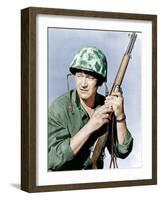 SANDS OF IWO JIMA, John Wayne, 1949-null-Framed Photo