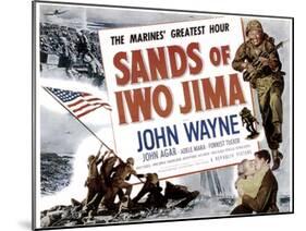 Sands Of Iwo Jima, John Wayne, 1949-null-Mounted Art Print