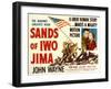 Sands of Iwo Jima, John Wayne, Adele Nara, 1949-null-Framed Art Print