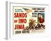 Sands of Iwo Jima, John Wayne, Adele Nara, 1949-null-Framed Art Print