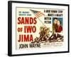 Sands of Iwo Jima, John Wayne, Adele Nara, 1949-null-Framed Art Print