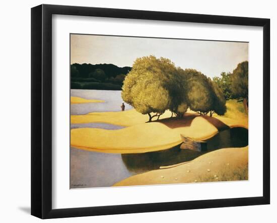 Sands on Edge of Loire by Felix Vallotton-null-Framed Giclee Print