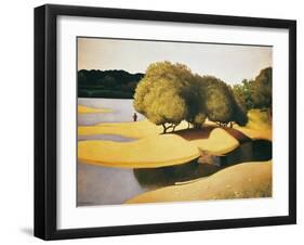 Sands on Edge of Loire by Felix Vallotton-null-Framed Giclee Print