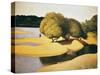 Sands on Edge of Loire by Felix Vallotton-null-Stretched Canvas