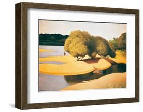 Sands on the Edge of the Loire-Félix Vallotton-Framed Giclee Print