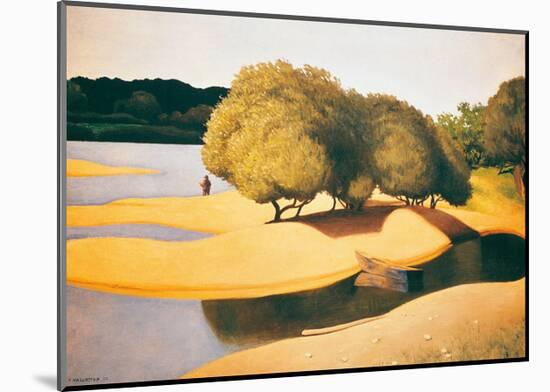 Sands on the Edge of the Loire-Félix Vallotton-Mounted Giclee Print