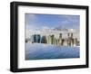 Sands Skypark Infinity Swimming Pool on 57th Floor of Marina Bay Sands Hotel, Marina Bay, Singapore-Gavin Hellier-Framed Photographic Print