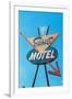 Sands Vintage Motel-null-Framed Art Print