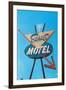 Sands Vintage Motel-null-Framed Art Print