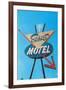 Sands Vintage Motel-null-Framed Art Print