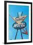 Sands Vintage Motel-null-Framed Art Print