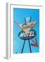 Sands Vintage Motel-null-Framed Art Print