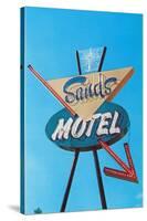Sands Vintage Motel-null-Stretched Canvas