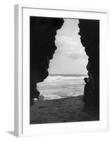 Sandsend Caves-null-Framed Photographic Print