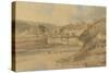 Sandsend, Yorkshire, 1802 (W/C over Graphite on Textured Wove Paper Laid Down on Card)-Thomas Girtin-Stretched Canvas