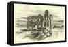 Sandsfoot Castle (Engraving)-English School-Framed Stretched Canvas